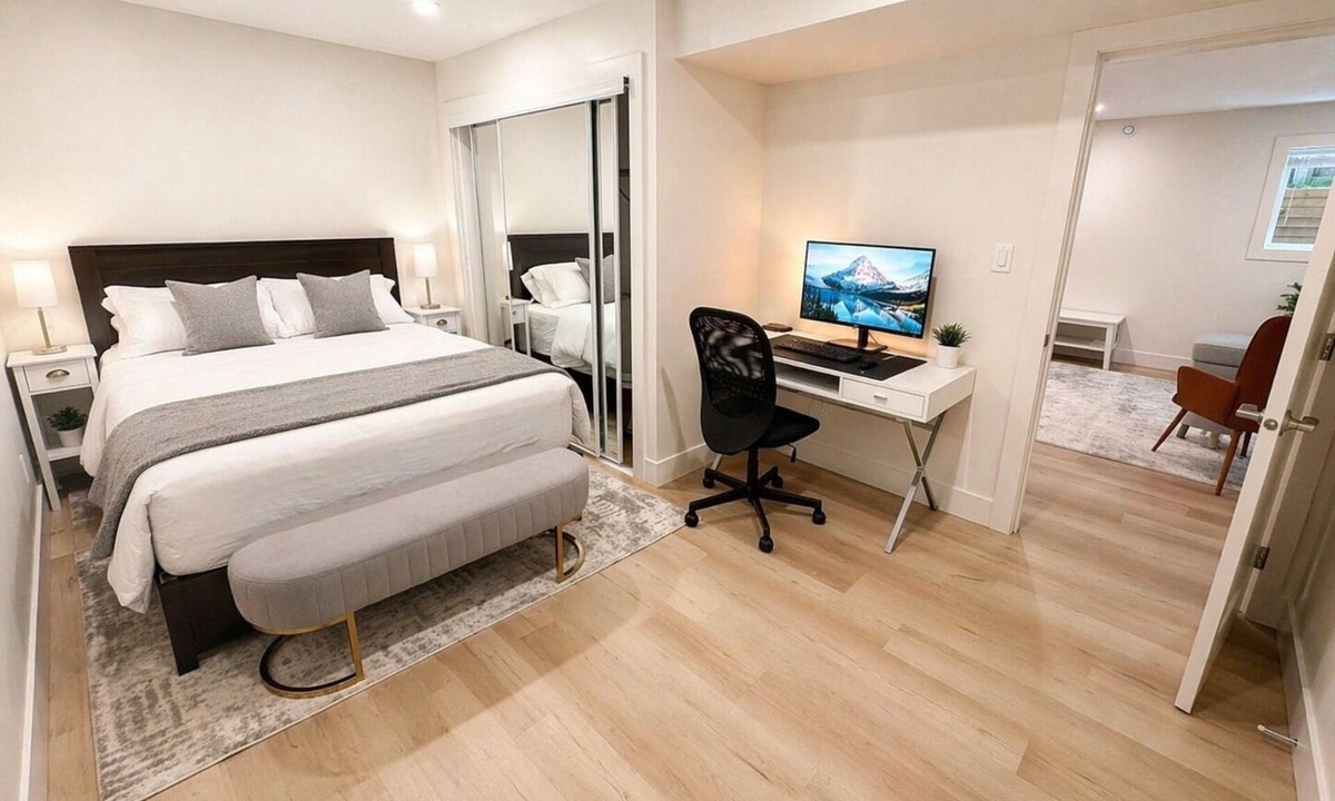 Colwood House | 1 BR suite, sleeps 4, private entry, full kitchen, family friendly, beech nearby
