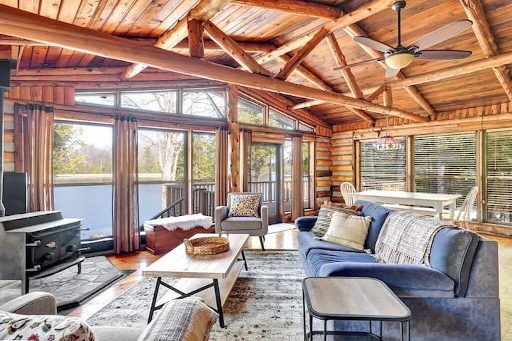 Rideau Lakes Cabin | Bears Log Cabin Retreat - private oasis on the tranquil Rideau Lakes System!