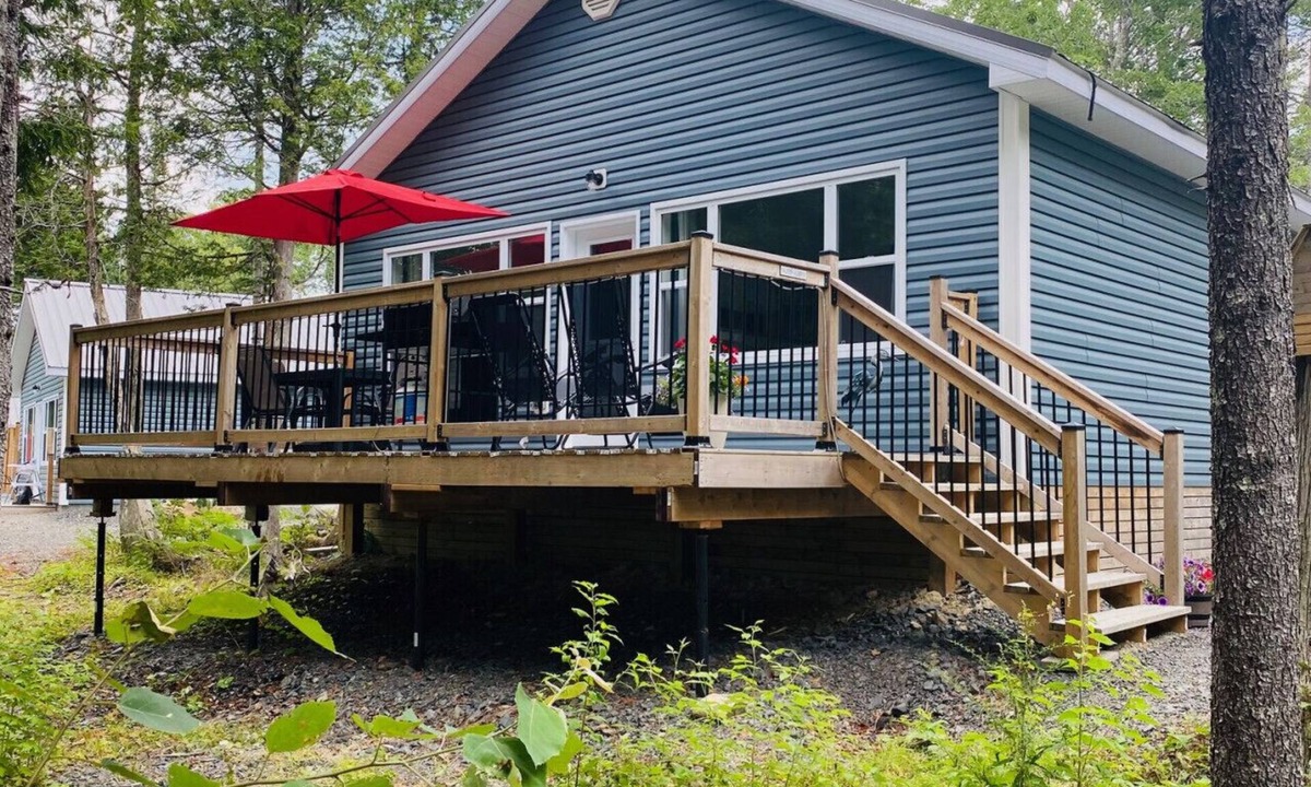 Saint Croix Cottage | Blue Heron Cottage with waterfront