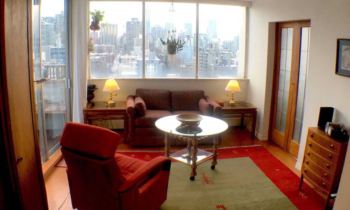 West End Apartment | Furnished 1BR for rent with a view of downtown Vancouver