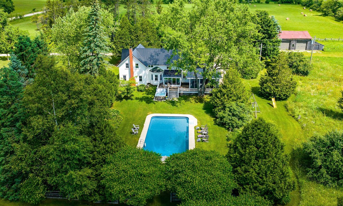 Eugenia House | Historic Farmhouse with Pool, Hot Tub, Outdoor Shower, Stream,Barn, on 100 Acres