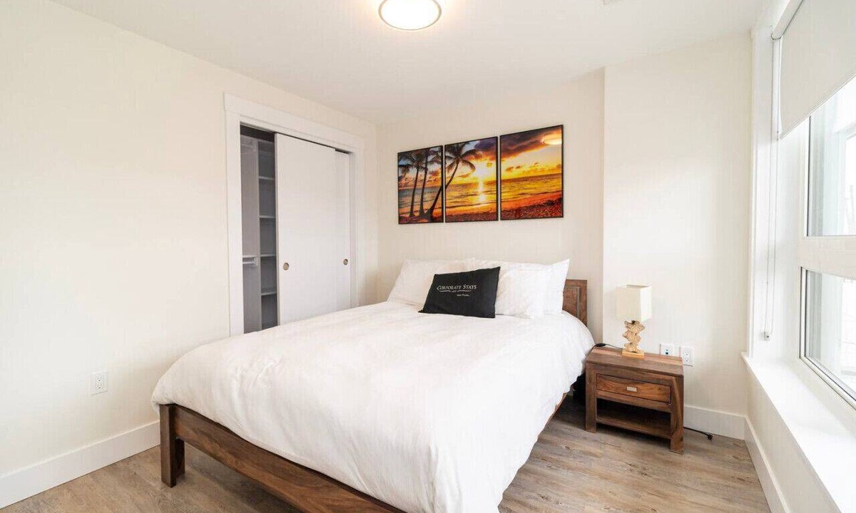 North End Apartment | Modern North End 1BD Suite w/Gym, On-Site Cinema & Workspace