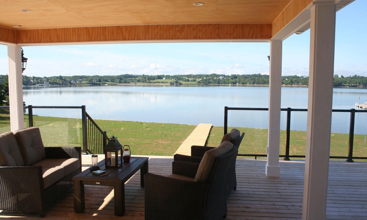 Montague House | New Summer home on the scenic Montague River, relax in comfort