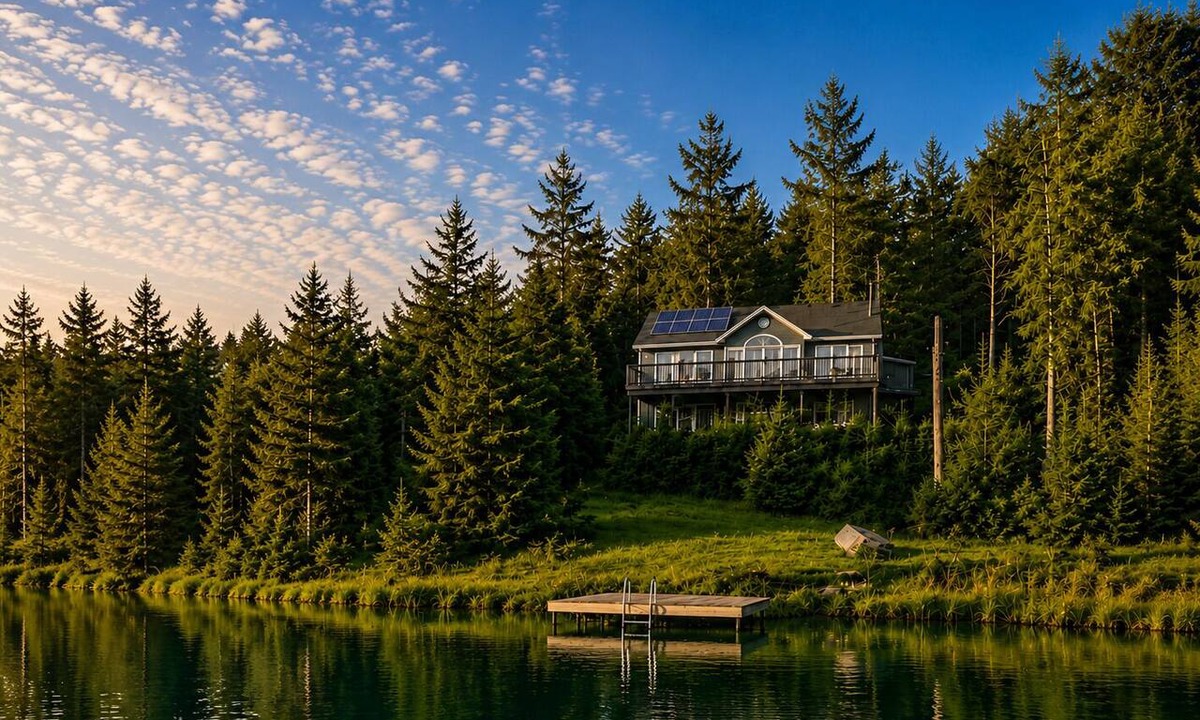 Amherst Ski Chalet | Private Lakefront Off-Grid Chalet | Sauna (Löyly) & Hot Tub w/ Pizza Oven & BBQ