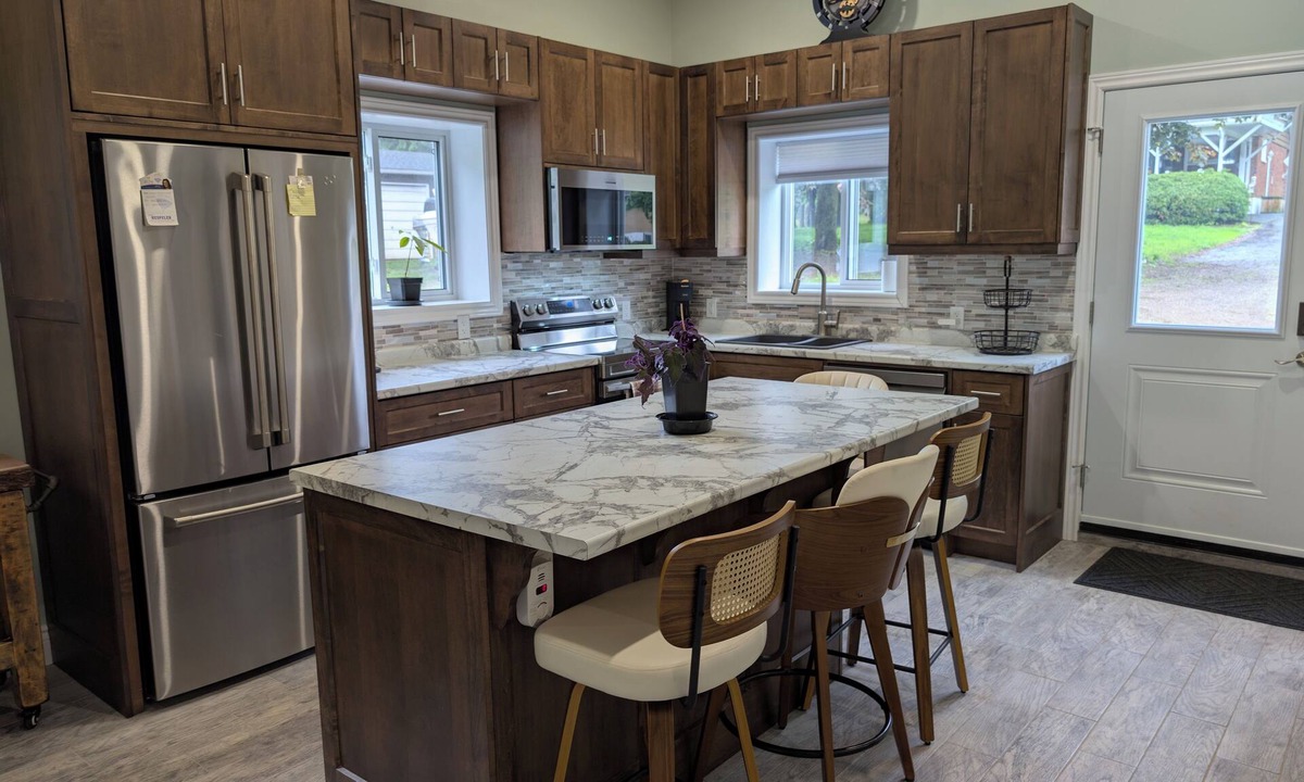 Simcoe House | Private, Peaceful Country Escape with pond, firepit, BBQ and outdoor space