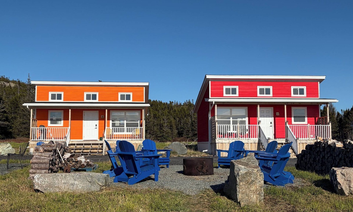 Twillingate Cottage | Red & Orange Jellybean: Great ocean views and sunsets close to town