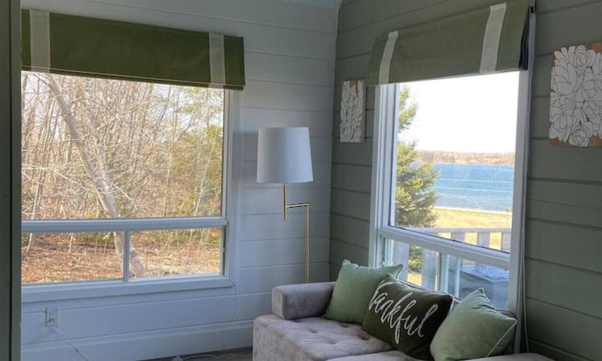 Commercial Cross Cottage | Serene Cove Retreat Green Cottage-overseeing beautiful Montague River and and peaceful harbor