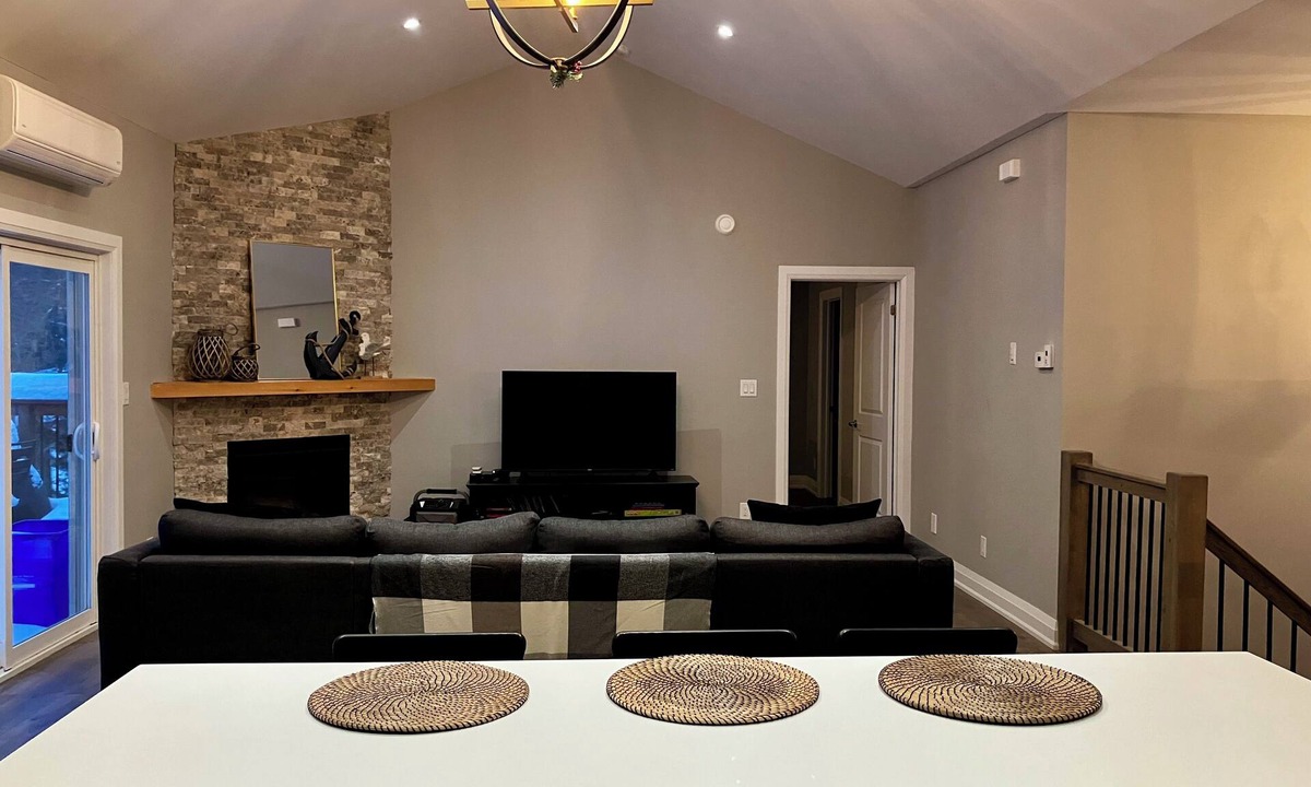 Lafontaine House | Spacious & Modern Bungalow on Cul-de-Sac: Large Deck, Wood Lot, Steps to Beach