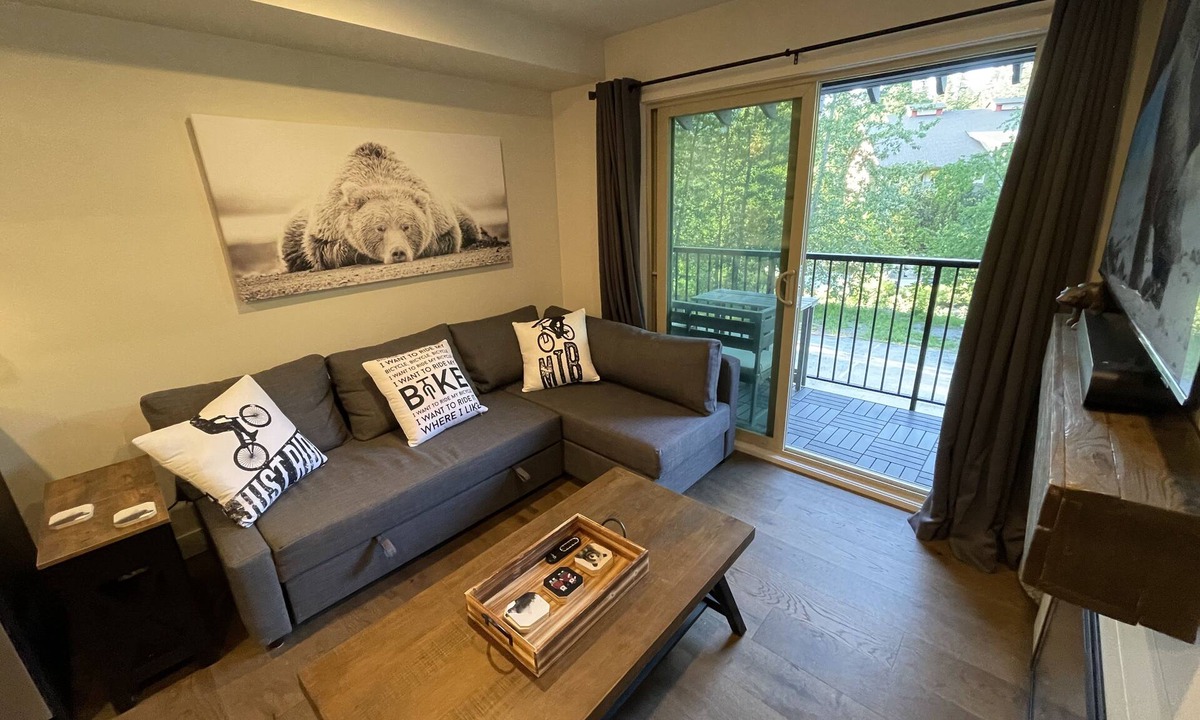 Whistler Creekside Condo | The Bear Den @ Creekside Steps to Whistler Gondola for Skiing and Biking