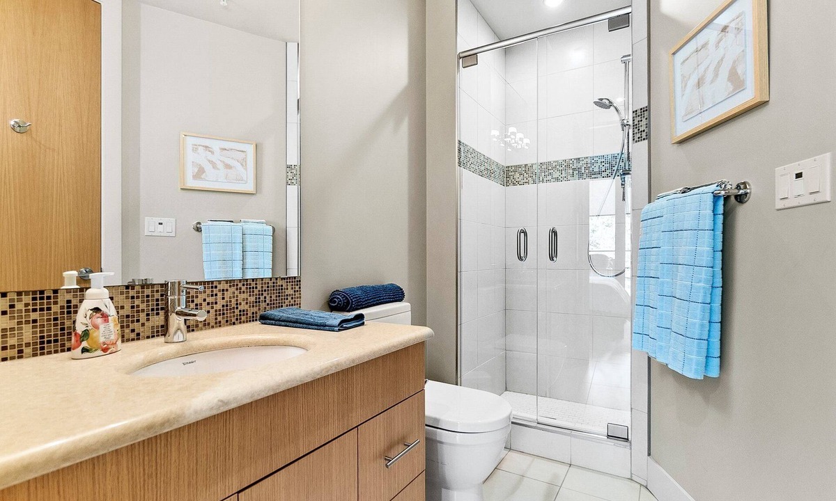 Sicamous Condo | Top Floor Penthouse with Pool, gym and Boat Slip