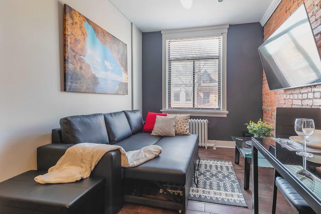 Central Hamilton Apartment | Upscale 2BR with King Bed - Boutique Apartment - PRIME Location!