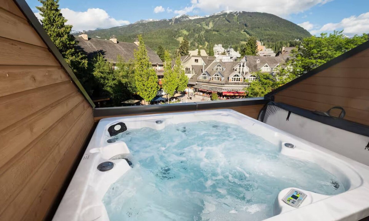 Whistler Village Cabin | Village Centre Loft- Private Hot Tub/Ski Mtn VIEW!