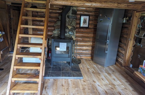 Blaeberry Cabin | A Swiss chalet styled cabin in the woods with rustic charm. A peaceful getaway.