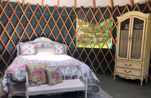 Duncan RV Rental | Be Nurtured by Nature in one of our 3 Fabulous Yurts Nestled Near the Forest