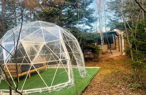 Cocagne Cabin | Beautiful Mirror Cabins Featuring a Private Cedar Hot Tub Nestled in the Forests of Cocagne, Canada