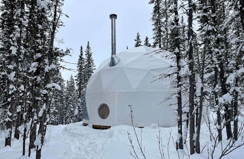 Calgary RV Rental | Breathtaking Views, Endless Memories: Family Holiday in a Riverside Big Dome in Bragg Creek