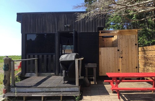 Chance Harbour Cabin | Cabin on the beach at Chance Harbour. Adjacent freshwater marsh with waterfall