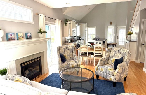 Crystal Beach House | Charming Beach House- gated community, private beach, lake views & golf cart