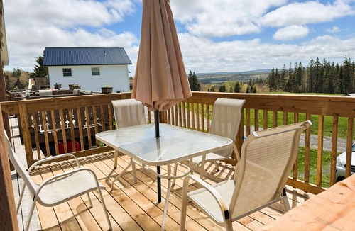 Cape Breton Island Ski Chalet | Cozy spacious with private deck | On cabot trail | Unit 15 @ Great Cabot Lodge