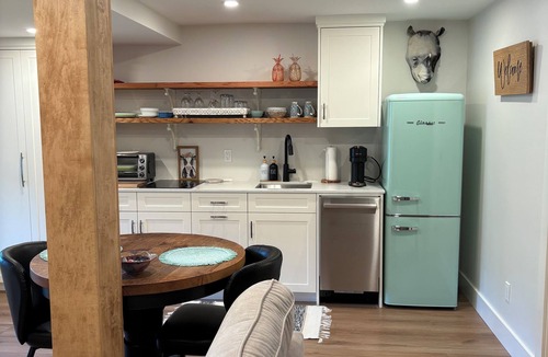 Port Alberni Apartment | Cozy suite for two on Sproat Lake, footsteps away from the beach.