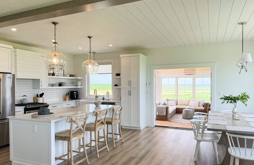 Sea View House | Craig's Keel - Large upscale ocean view! Sunroom, hot-tub, 1 min to great beach