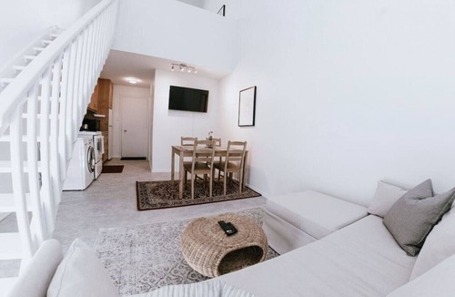 Nordic Estates Apartment | Creekside Cozy Lofted 1BR: Sleeps 4,Free Parking, Access to Trail & Near Lakes!