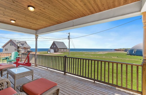 Sea View Cottage | Family cottage w/ocean views and beautiful beach steps away! AC 3br spacious