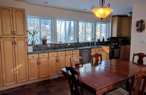 Mille-Isles Ski Chalet | family friendly lakefront chalet