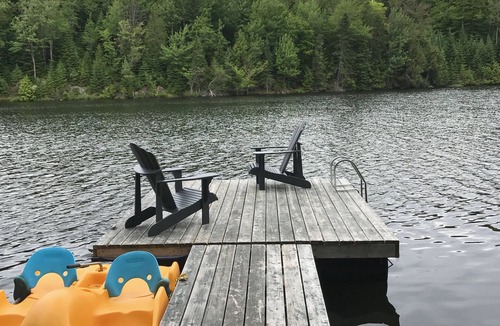 Mille-Isles Ski Chalet | family friendly lakefront chalet