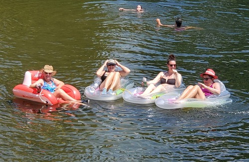 Minden Cottage | Family fun in the heart of Haliburton-safe swimming in your backyard.