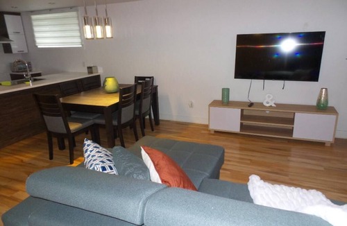 Mirabel Apartment | Feel at home in this 1 bedroom apartment, living room, kitchen and shower