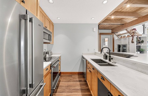Fernie Condo | Fully Renovated Penthouse Loft w/Bike Storage and Central Air Conditioning