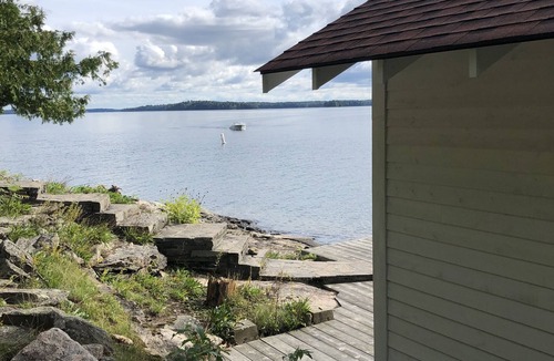 Seguin Cottage | Historic cottage with expansive views over north Lake Jo.