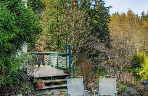 East Sooke Villa | Koi Pond & Meditation Gardens Await In The Quiet Rainforest of East Sooke