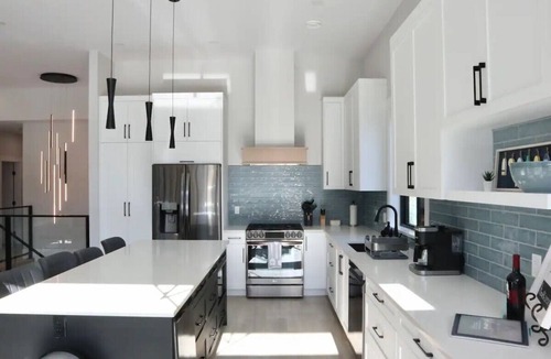 Youbou House | Lakefront Retreat with a Sauna, Hot Tub & Private Beach Access