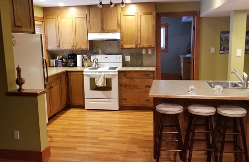 Fernie Apartment | Large Base Suite-Private Entrance & Patio- XL Yard