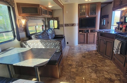 Shemogue House | Little Cape RV near harbor and beaches, front bedroom and rear bunk room sleep 6
