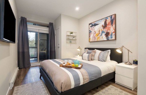 Village North Villa | Lux 2BR Home: Hot Tub, Steps to Olympic Plaza