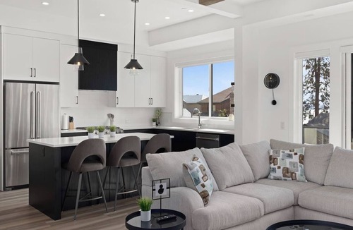 Central Okanagan House | Luxury 4-bed, 3.5-bath home in Shelter Bay, West K, rooftop deck with hot tub.