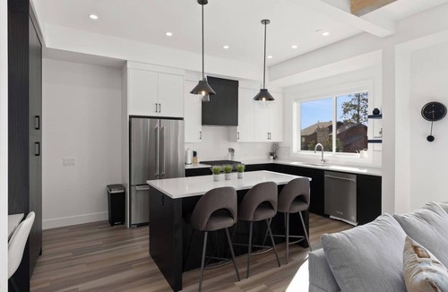 Central Okanagan House | Luxury 4-bed, 3.5-bath home in Shelter Bay, West K, rooftop deck with hot tub.