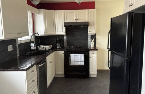 Midway House | Midway RiverHaus - Charming upstairs with views of river and mountains.
