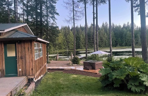 Blind Channel Cabin | Mountain retreat on a private lake with a hot tub and more!