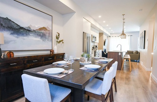 Panorama House | NEW Slope-side Townhouse at Panorama with hot tub and mountain views