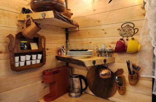 Bracebridge House | `Oda` Log Cabin with Cedar Hot Tub & Sauna on wood