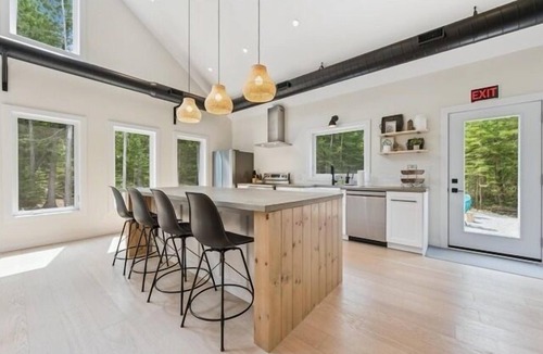 Lion's Head House | PRIVATE forest retreat in Stokes Bay - Featuring king beds, cozy bunk rooms, a spacious game loft, firepit, chef’s kitchen, and open-concept living. Perfect for families and groups—close to Bruce Peninsula hiking, beaches, and dark sky stargazing.