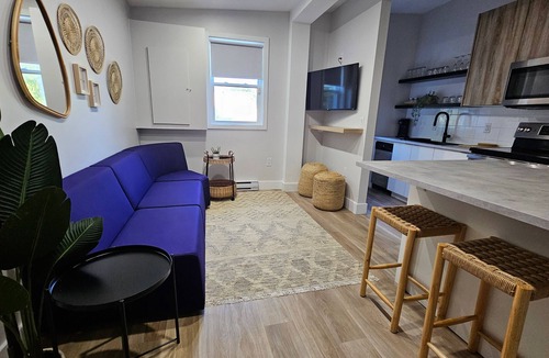 Prospect Bay Apartment | Private, Modern Boho Detached Suite w/Hot Tub