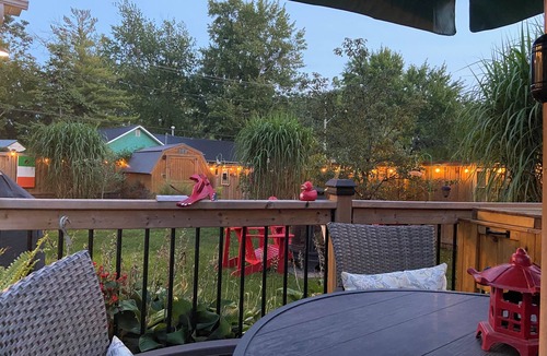 Crystal Beach Cottage | Quiet cozy cottage steps from the beach, restaurants and shops with large yard