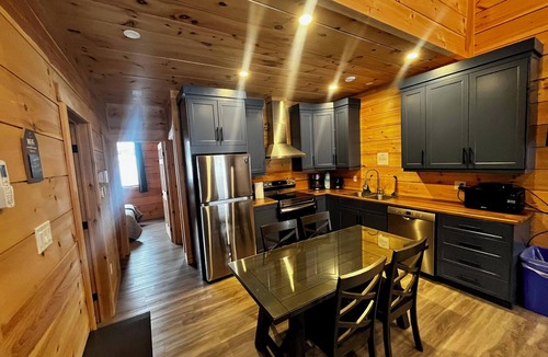 Woody Point Ski Chalet | Sunset Chalet #4 Super 4 Bedroom, Sleeps 8 Two Full Bathroom Kitchen-Living area