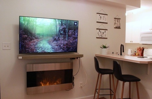 Downtown Kelowna Apartment | The Creekside Stay: Private Patio Downtown Kelowna