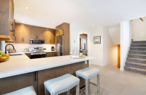 Upper Village Villa | True ski-in/out: close to village with Private HT